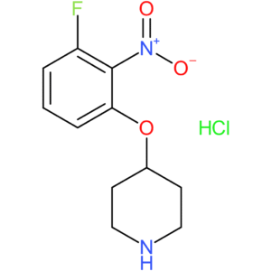 4-(3-Fluoro-2-nitrophenoxy)piperidine hydrochloride