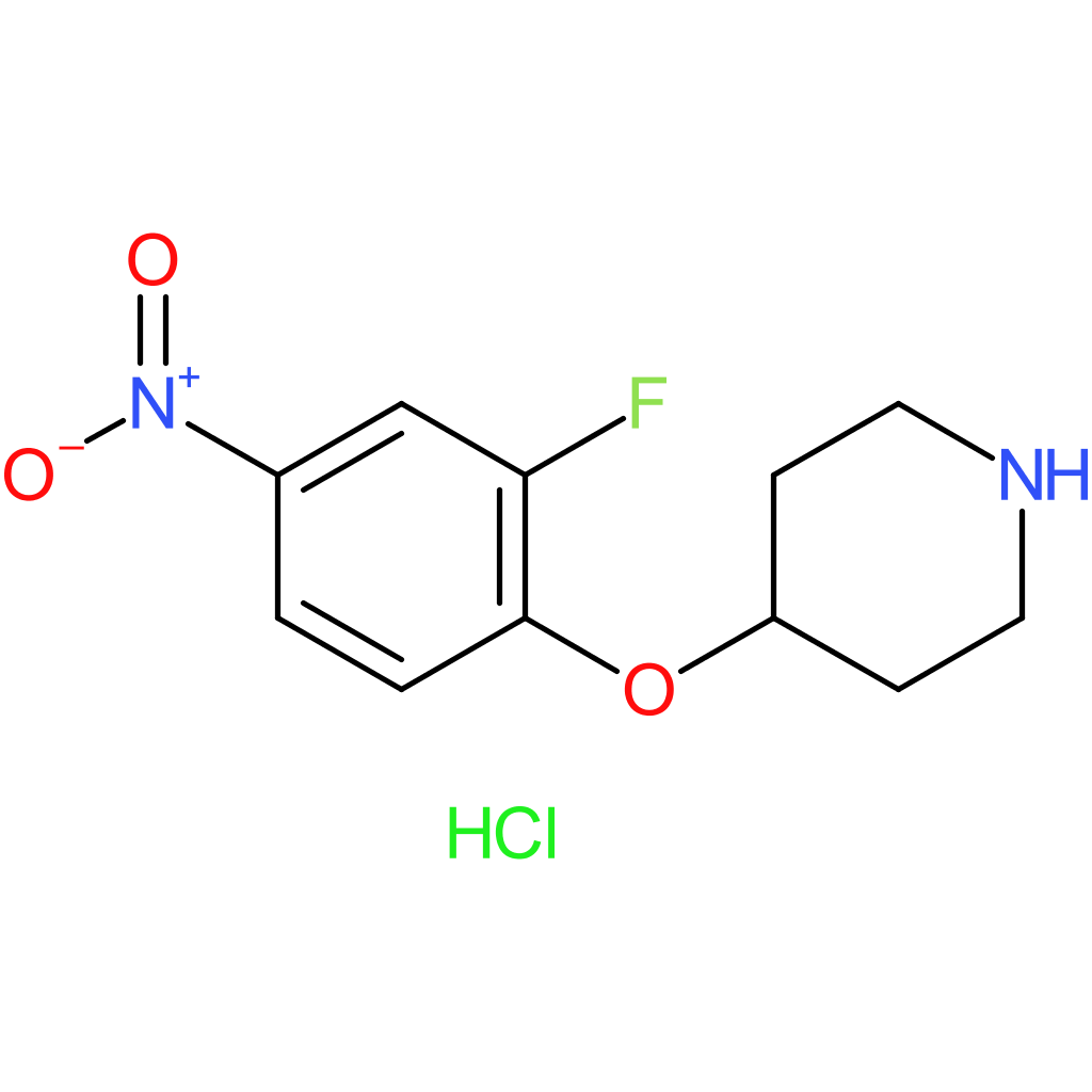 4-(2-Fluoro-4-nitrophenoxy)piperidine hydrochloride