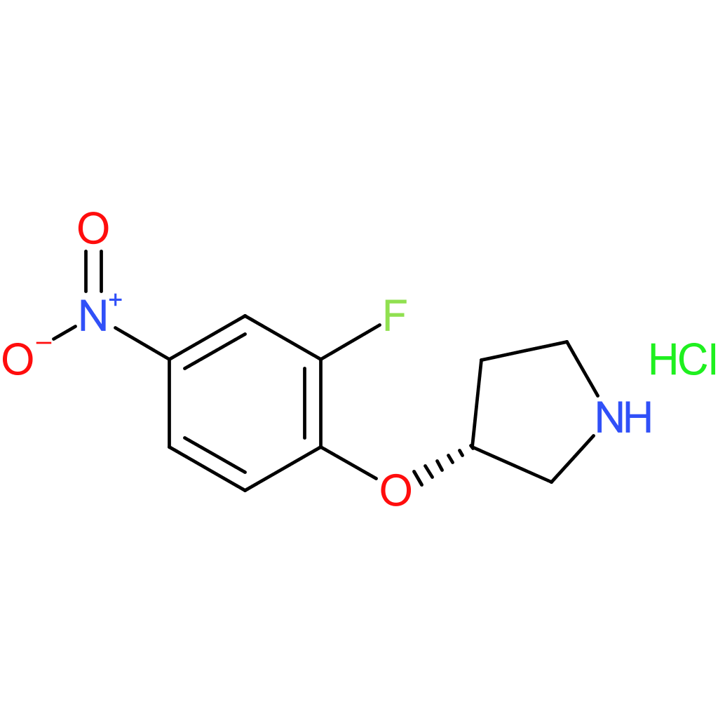 (R)-3-(2-Fluoro-4-nitrophenoxy)pyrrolidine hydrochloride