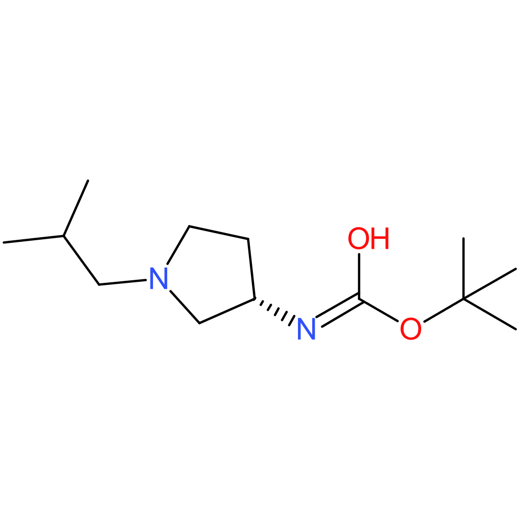 (S)-tert-Butyl 1-isobutylpyrrolidin-3-ylcarbamate