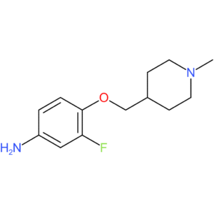3-Fluoro-4-[(1-methylpiperidin-4-yl)methoxy]aniline