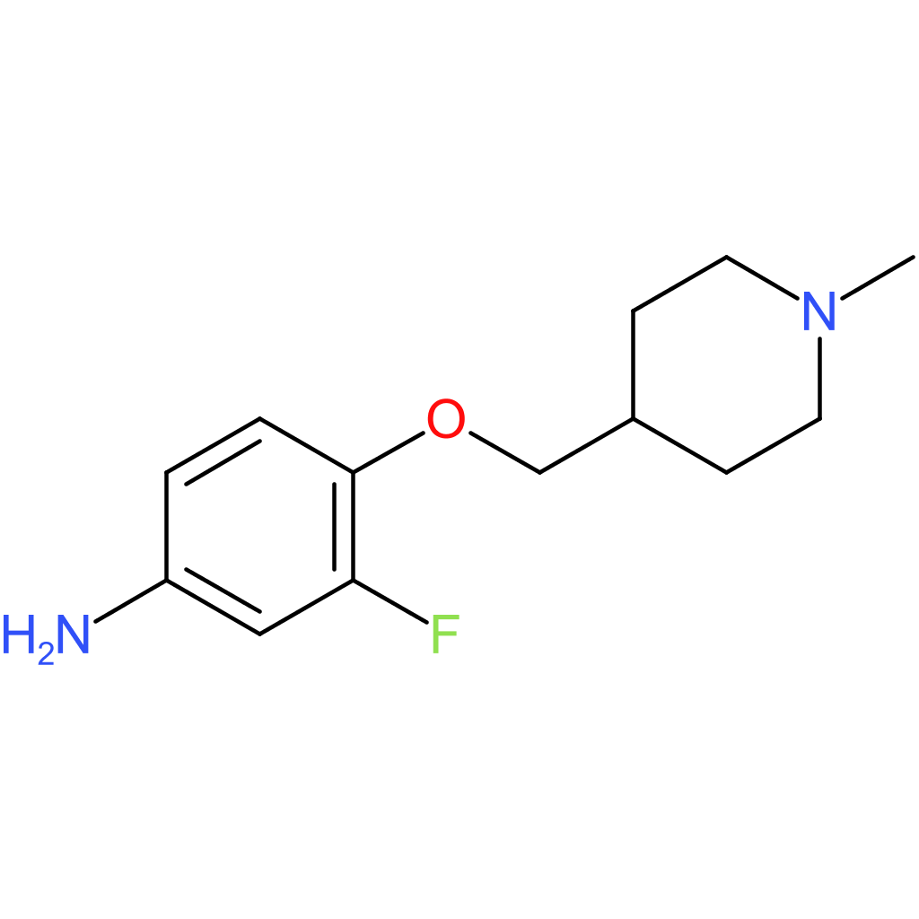 3-Fluoro-4-[(1-methylpiperidin-4-yl)methoxy]aniline