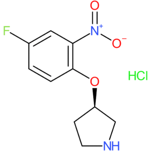 (R)-3-(4-Fluoro-2-nitrophenoxy)pyrrolidine hydrochloride