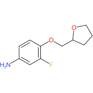 3-Fluoro-4-[(tetrahydrofuran-2-yl)methoxy]aniline