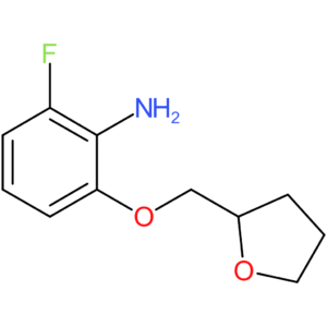 2-Fluoro-6-[(tetrahydrofuran-2-yl)methoxy]aniline