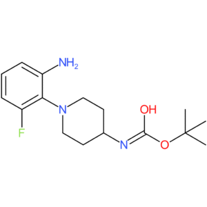 tert-Butyl 1-(2-amino-6-fluorophenyl)piperidin-4-ylcarbamate