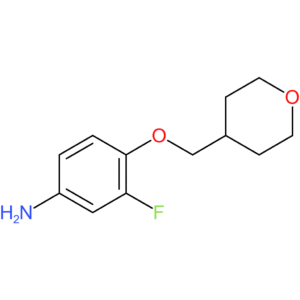 3-Fluoro-4-[(tetrahydro-2H-pyran-4-yl)methoxy]aniline
