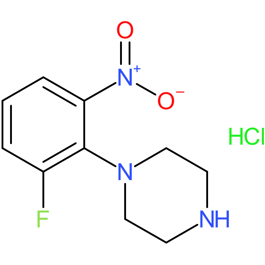 1-(2-Fluoro-6-nitrophenyl)piperazine hydrochloride