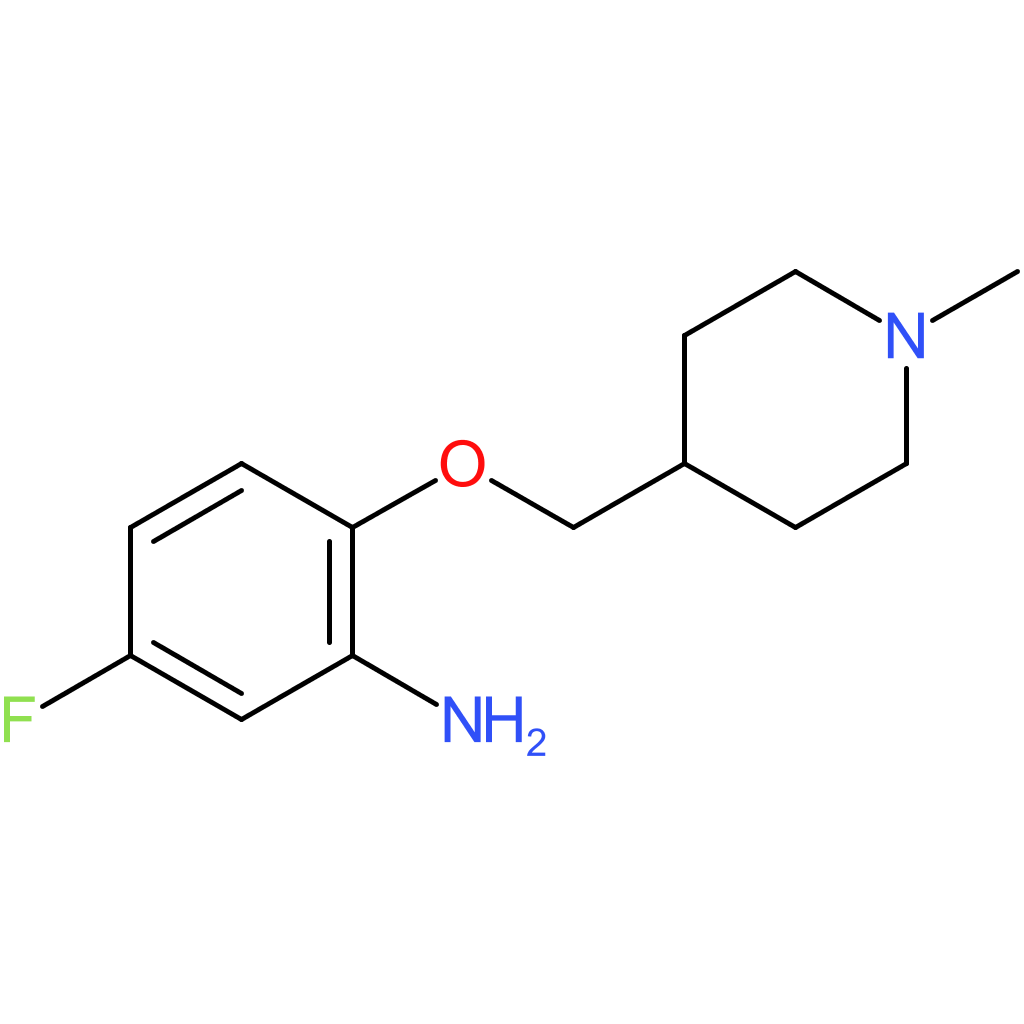5-Fluoro-2-[(1-methylpiperidin-4-yl)methoxy]aniline
