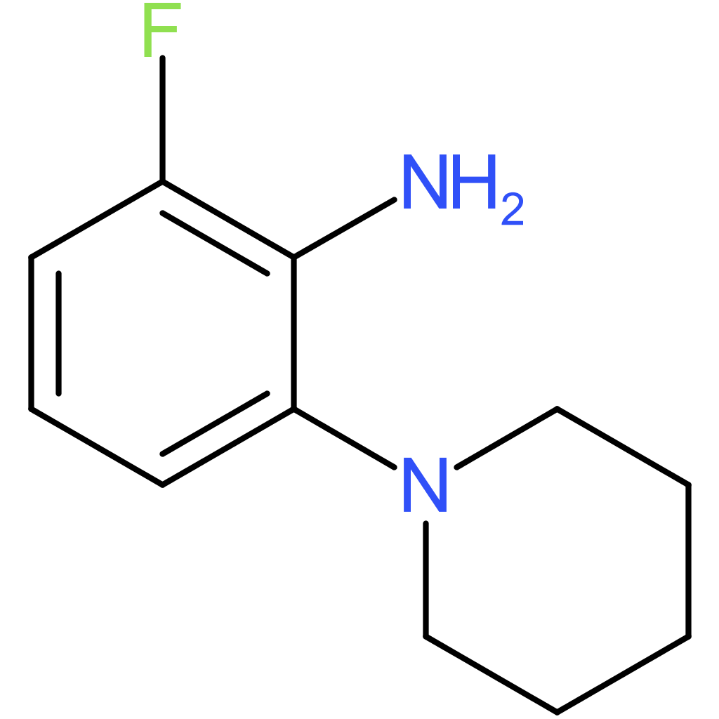 2-Fluoro-6-(piperidin-1-yl)aniline