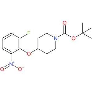 tert-Butyl 4-(2-fluoro-6-nitrophenoxy)piperidine-1-carboxylate