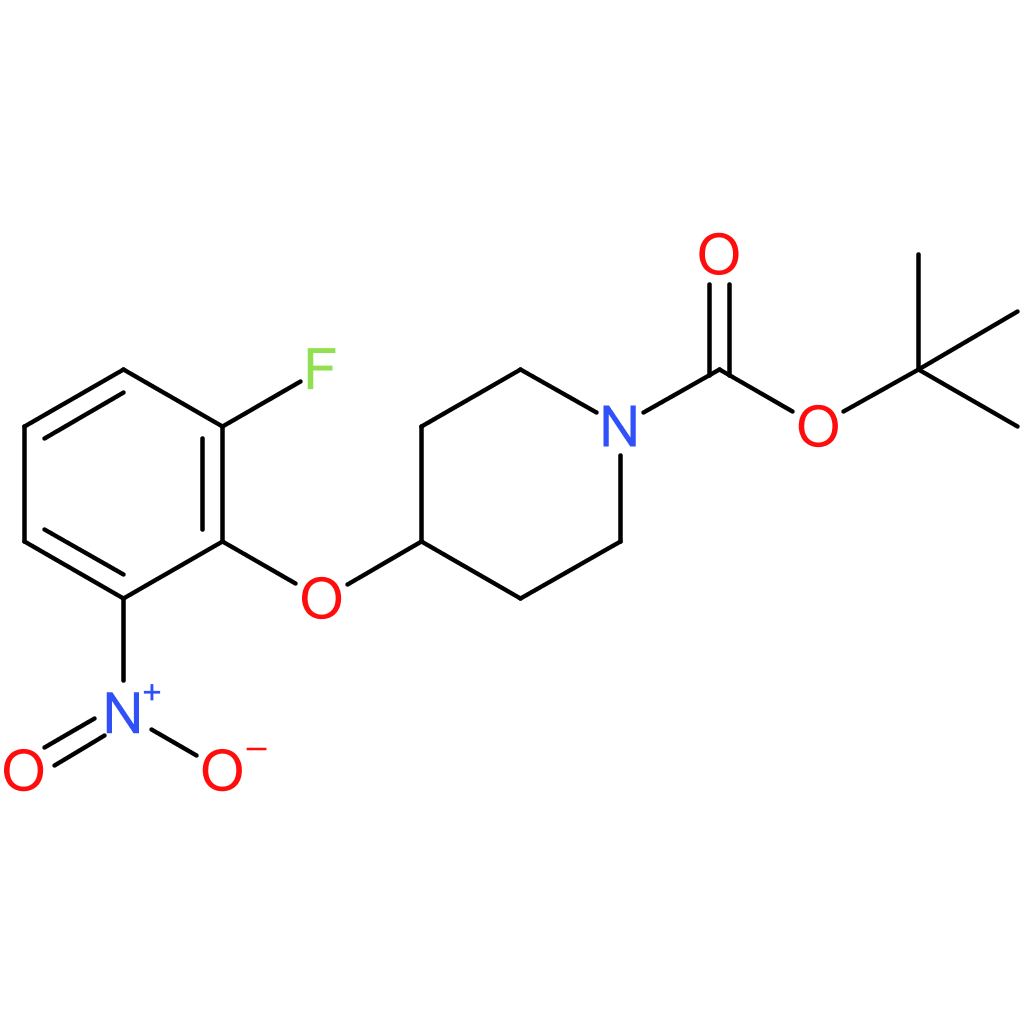 tert-Butyl 4-(2-fluoro-6-nitrophenoxy)piperidine-1-carboxylate
