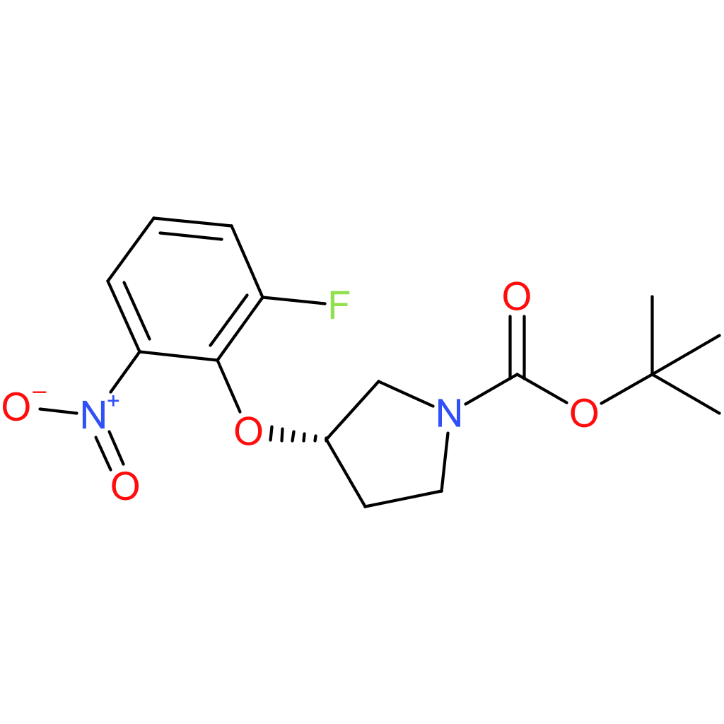 (S)-tert-Butyl 3-(2-fluoro-6-nitrophenoxy)pyrrolidine-1-carboxylate