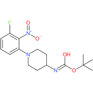 tert-Butyl 1-(3-fluoro-2-nitrophenyl)piperidin-4-ylcarbamate