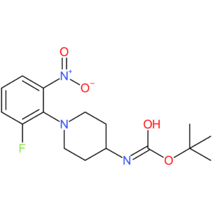 tert-Butyl 1-(2-fluoro-6-nitrophenyl)piperidin-4-ylcarbamate