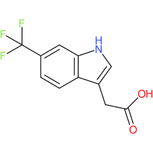 2-[6-(Trifluoromethyl)-1H-indol-3-yl]acetic acid