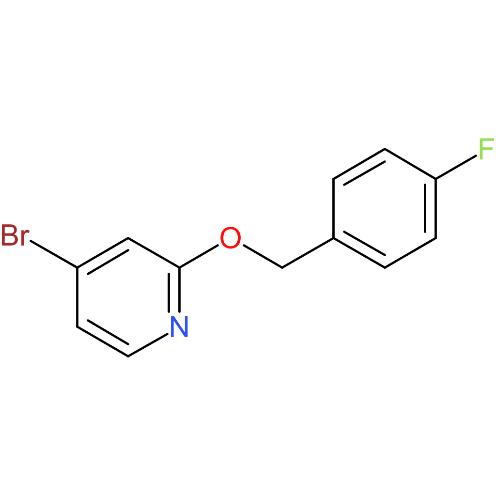 4-Bromo-2-(4-fluorobenzyloxy)pyridine