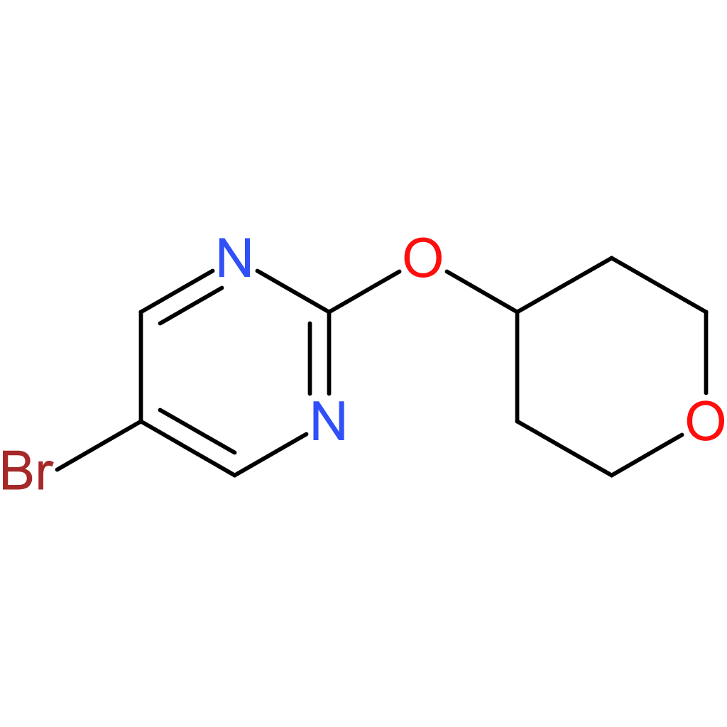 5-Bromo-2-(tetrahydro-2H-pyran-4-yloxy)pyrimidine