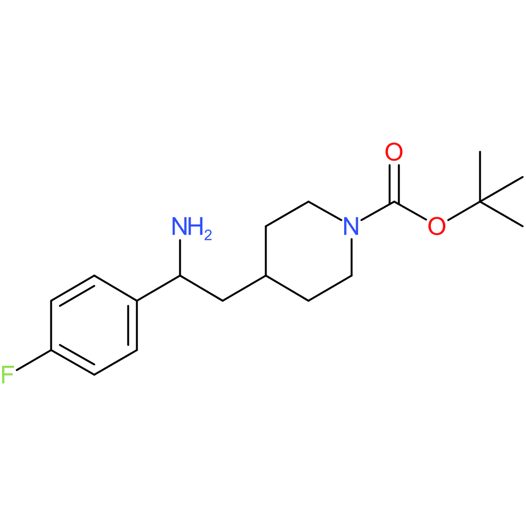 tert-Butyl 4-[2-amino-2-(4-fluorophenyl)ethyl]piperidine-1-carboxylate