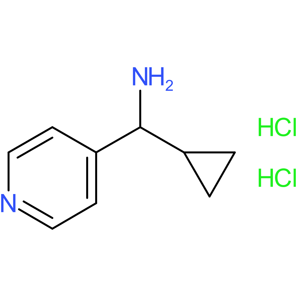Cyclopropyl(pyridin-4-yl)methanamine dihydrochloride