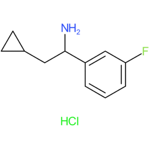 2-Cyclopropyl-1-(3-fluorophenyl)ethanamine hydrochloride