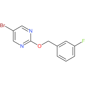 5-Bromo-2-(3-fluorobenzyloxy)pyrimidine