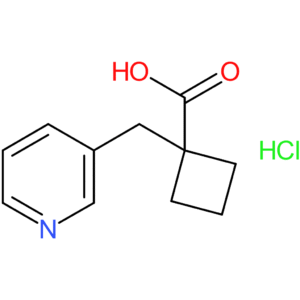 1-(Pyridin-3-ylmethyl)cyclobutanecarboxylic acid hydrochloride