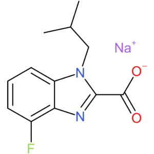 Sodium 4-fluoro-1-isobutyl-1H-benzo[d]imidazole-2-carboxylate