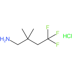 4,4,4-Trifluoro-2,2-dimethylbutan-1-amine hydrochloride