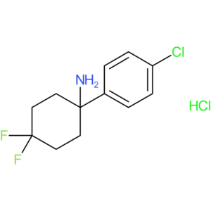 1-(4-Chlorophenyl)-4,4-difluorocyclohexanamine hydrochloride