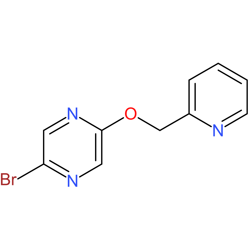 2-Bromo-5-(pyridin-2-ylmethoxy)pyrazine