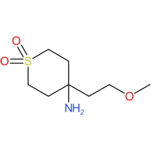 4-Amino-4-(2-methoxyethyl)-1lambda(6)-thiane-1,1-dione