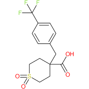 1,1-Dioxo-4-{[4-(trifluoromethyl)phenyl]methyl}-1lambda(6)-thiane-4-carboxylic acid