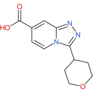 3-(Tetrahydro-2H-pyran-4-yl)-[1,2,4]triazolo[4,3-a]pyridine-7-carboxylic acid