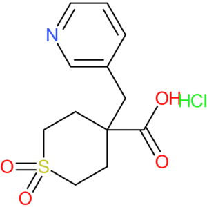 1,1-Dioxo-4-(pyridin-3-ylmethyl)-1lambda(6)-thiane-4-carboxylic acid hydrochloride