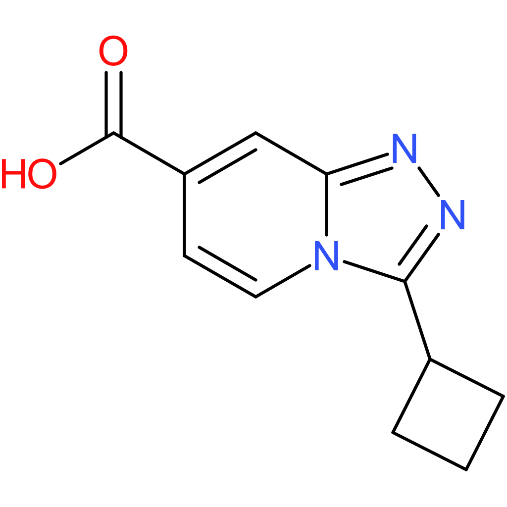 3-Cyclobutyl-[1,2,4]triazolo[4,3-a]pyridine-7-carboxylic acid
