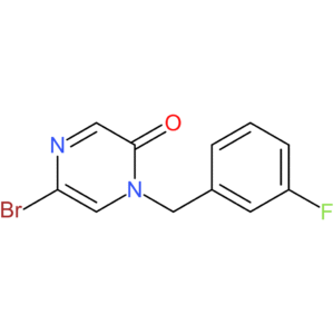 5-Bromo-1-(3-fluorobenzyl)pyrazin-2(1H)-one