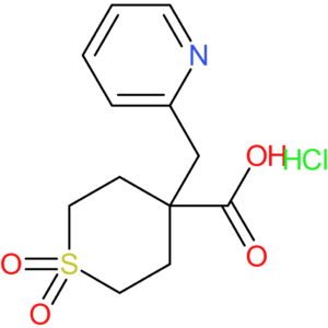1,1-Dioxo-4-(pyridin-2-ylmethyl)-1Lambda(6)-thiane-4-carboxylic acid hydrochloride