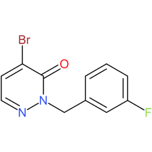 4-Bromo-2-(3-fluorobenzyl)pyridazin-3(2H)-one