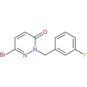 6-Bromo-2-(3-fluorobenzyl)pyridazin-3(2H)-one