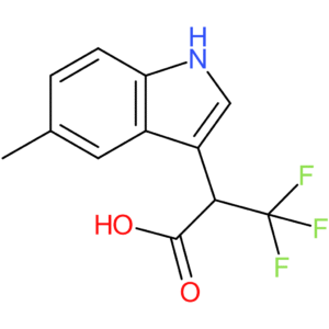 3,3,3-Trifluoro-2-(5-methyl-1H-indol-3-yl)propanoic acid