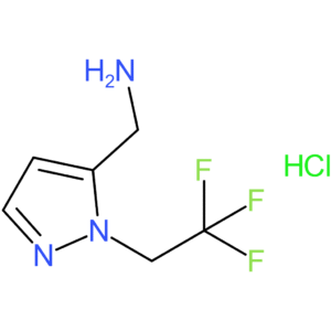 [1-(2,2,2-Trifluoroethyl)-1H-pyrazol-5-yl]methanamine hydrochloride