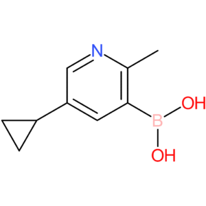 5-Cyclopropyl-2-methylpyridin-3-ylboronic acid