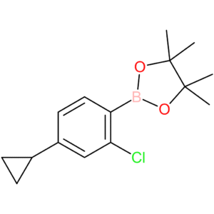 2-(2-Chloro-4-cyclopropylphenyl)-4,4,5,5-tetramethyl-1,3,2-dioxaborolane