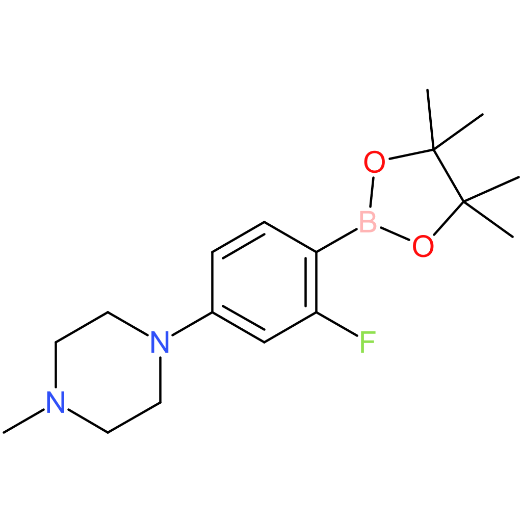 1-[3-Fluoro-4-(4,4,5,5-tetramethyl-1,3,2-dioxaborolan-2-yl)phenyl]-4-methylpiperazine