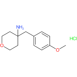 4-[(4-Methoxyphenyl)methyl]oxan-4-amine hydrochloride