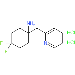 4,4-Difluoro-1-(pyridin-2-ylmethyl)cyclohexan-1-amine dihydrochloride