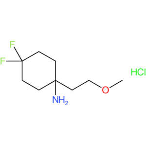 4,4-Difluoro-1-(2-methoxyethyl)cyclohexan-1-amine hydrochloride
