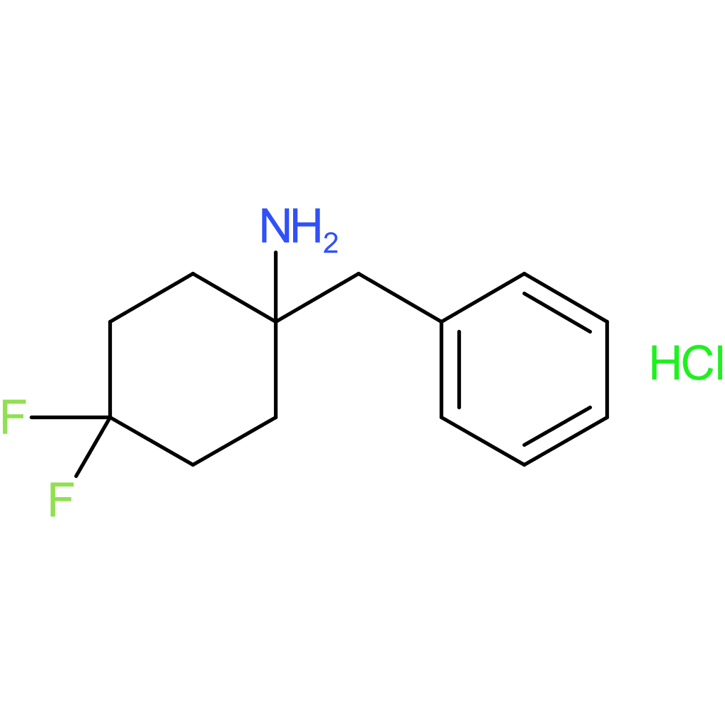 1-Benzyl-4,4-difluorocyclohexan-1-amine hydrochloride