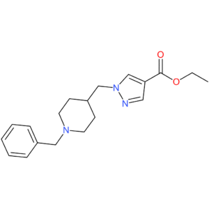 Ethyl 1-[(1-benzylpiperidin-4-yl)methyl]-1H-pyrazole-4-carboxylate